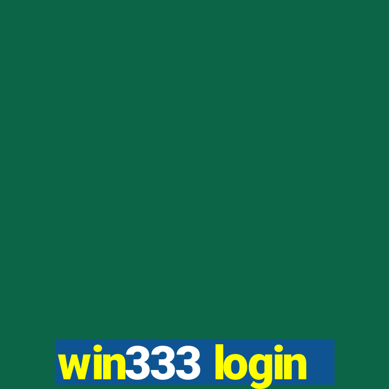 win333 login